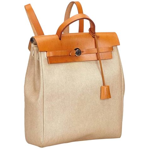 hermes cotton canvas bag|Hermes canvas backpack.